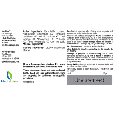 BHI Sinus * BHI Homeopathics/Medinatura Supplement - Conners Clinic